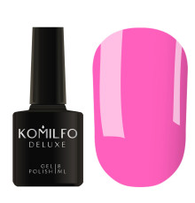 Гель-лак Komilfo Deluxe Series №D180 насичений рожевий емаль, 8 мл