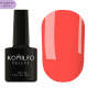 Гель-лак Komilfo Deluxe Series №D182 HEMA/TPO free, яскравий кораловий неоновий, 8 мл