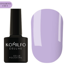 Гель-лак Komilfo Deluxe Series №D185 HEMA/TPO free, светло-сиреневая эмаль, 8 мл