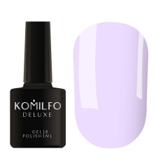 Гель-лак Komilfo Deluxe Series №D186 очень светло-сиреневая эмаль, 8 мл
