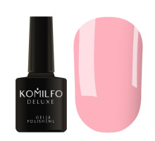 Гель-лак Komilfo Deluxe Series №D187 ніжно-рожевий емаль, 8 мл
