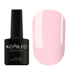 Гель-лак Komilfo Deluxe Series №D188 пастельний світло-рожево-ліловий емаль, 8 мл