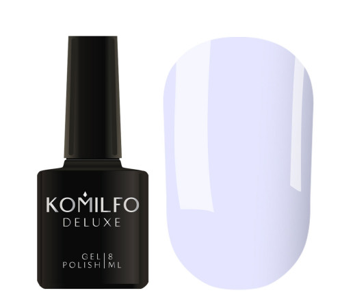 Гель-лак Komilfo Deluxe Series №D196 пастельный светло-волосочный эмаль, 8 мл