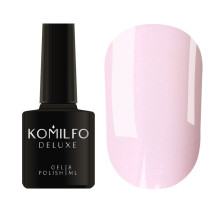 Гель-лак Komilfo Deluxe Series №D201 світло-рожевий з шимером для френчу, 8 мл