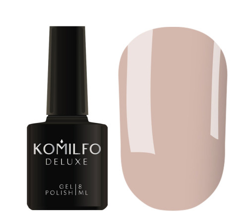 Гель-лак Komilfo Deluxe Series №D212 світле какао емаль, 8 мл