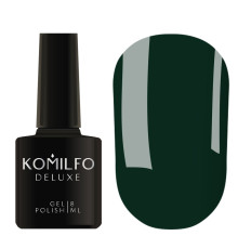 Гель-лак Komilfo Deluxe Series №D217 темний бірюзово-зелений, 8 мл