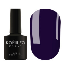 Гель-лак Komilfo Deluxe Series №D220 темно-синій емаль, 8 мл