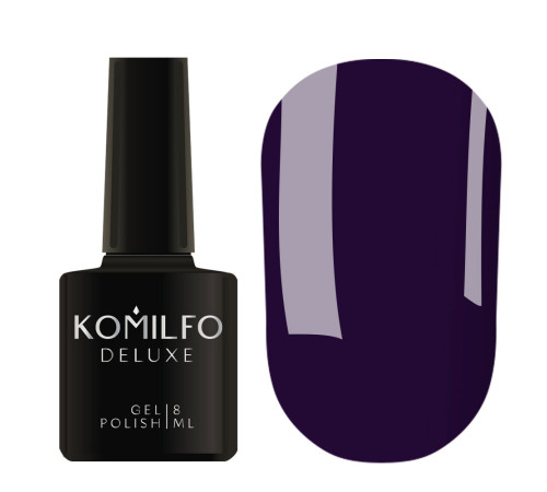 Гель-лак Komilfo Deluxe Series №D222 фіолетово-синій емаль, 8 мл