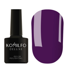 Гель-лак Komilfo Deluxe Series №D223 сливово-фіолетовий емаль, 8 мл