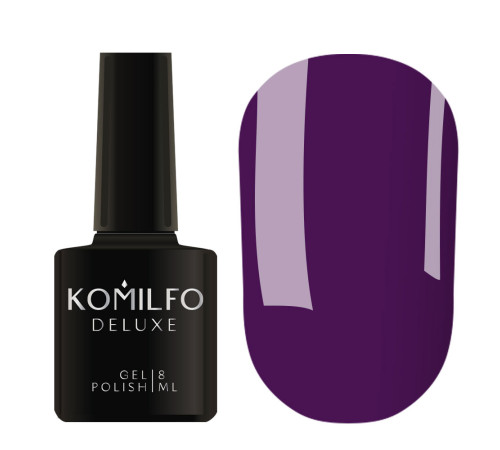 Гель-лак Komilfo Deluxe Series №D223 сливово-фіолетовий емаль, 8 мл