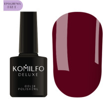 Gel polish Komilfo Deluxe Series No. D231 HEMA/TPO free, brick-burgundy enamel, 8 ml