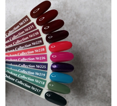 Гель-лак Komilfo Deluxe Series №D231 HEMA/TPO free, цегляно-бордовий емаль, 8 мл