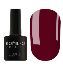 Гель-лак Komilfo Deluxe Series №D231 цегляно-бордовий емаль, 8 мл