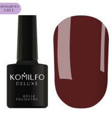 Гель-лак Komilfo Deluxe Series №D232 HEMA/TPO free, шоколадний емаль, 8 мл