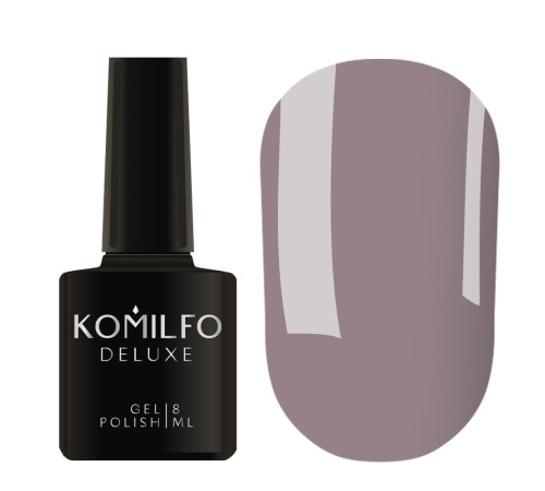 Гель-лак Komilfo Deluxe Series №D239 димчасто-ліловий емаль, 8 мл