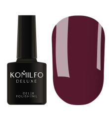 Гель-лак Komilfo Deluxe Series №D242 класична марсала емаль, 8 мл