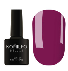 Гель-лак Komilfo Deluxe Series №D243 темна фуксія емаль, 8 мл