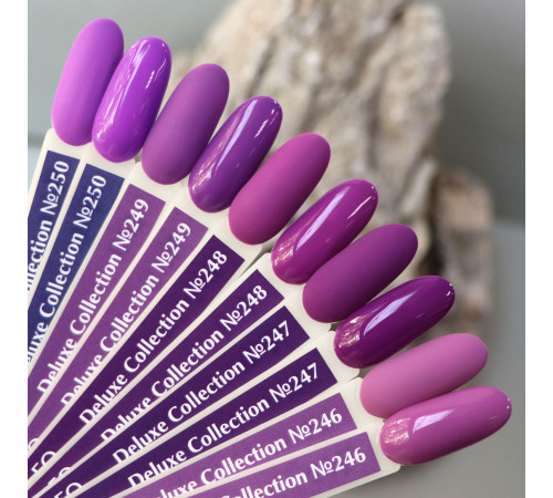 Gel polish Komilfo Deluxe Series No. D246 pink-purple enamel, 8 ml