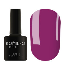 Гель-лак Komilfo Deluxe Series №D248 темний приглушено-ліловий емаль, 8 мл