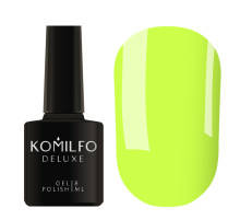 Гель-лак Komilfo Deluxe Series №D263 насичений кислотно-жовтий емаль, 8 мл