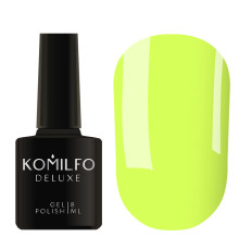 Гель-лак Komilfo Deluxe Series №D269 жовтий неоновий емаль, 8 мл