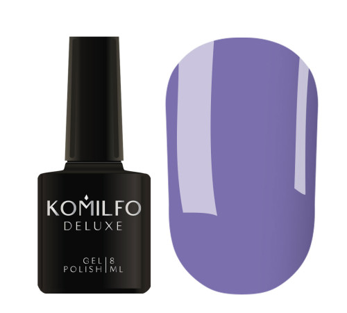 Гель-лак Komilfo Deluxe Series №D271 синьо-лавандовий емаль, 8 мл