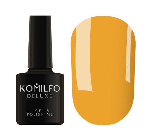 Гель-лак Komilfo Deluxe Series №D275 охра емаль, 8 мл