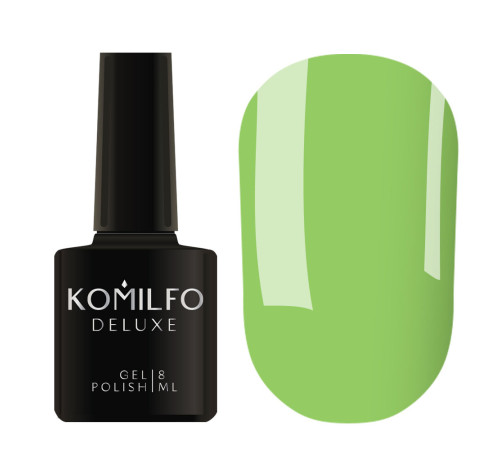 Гель-лак Komilfo Deluxe Series №D277 трав`яний емаль, 8 мл
