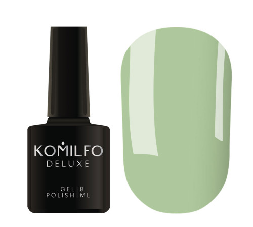 Гель-лак Komilfo Deluxe Series №D278 оливка емаль, 8 мл