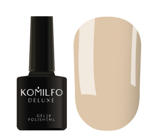 Гель-лак Komilfo Deluxe Series №D284 фундук емаль, 8 мл