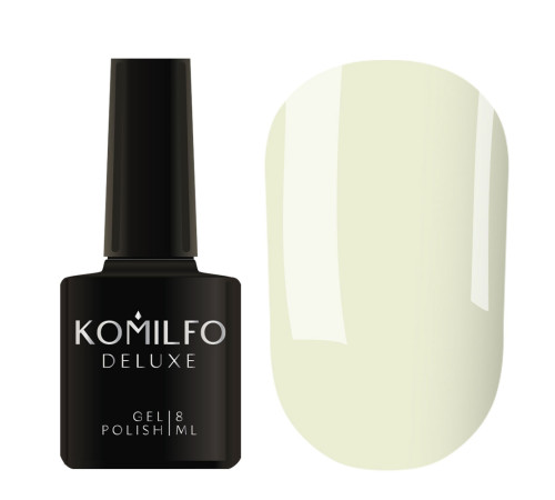 Гель-лак Komilfo Deluxe Series №D290 кокосове молоко емаль, 8 мл