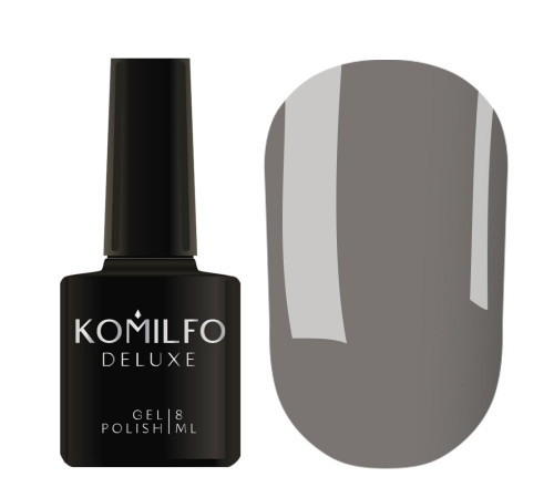 Гель-лак Komilfo Deluxe Series №D292 сірий світлий емаль, 8 мл