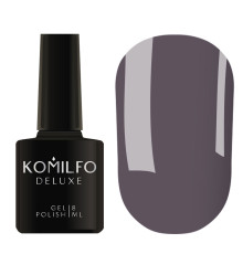 Гель-лак Komilfo Deluxe Series №D293 сірий середній емаль, 8 мл