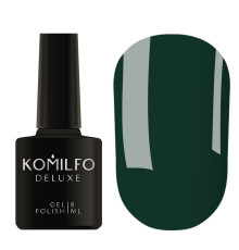 Гель-лак Komilfo Deluxe Series №D295 зелений темний емаль, 8 мл