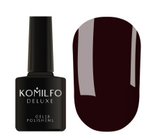 Гель-лак Komilfo Deluxe Series №D300 чорно-бордовий емаль, 8 мл