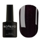 Гель-лак Komilfo Deluxe Series №D301 чорно-бордовий з мікроблиском, 8 мл