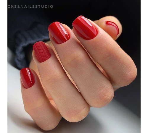 Гель-лак Komilfo Deluxe Series №D305 червоний з блискітками, 8 мл