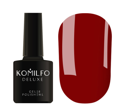 Гель-лак Komilfo Deluxe Series №D311 теракотовий емаль, 8 мл