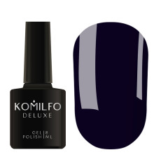 Гель-лак Komilfo Deluxe Series №D314 нічний синій емаль, 8 мл