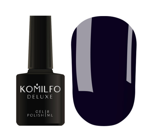 Гель-лак Komilfo Deluxe Series №D314 ночной синий эмаль, 8 мл
