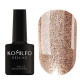 Gel-lacquer Komilfo DeLuxe Series No. G009 bright gold saturated micro-glitter, 8 ml
