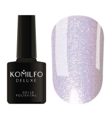 Гель-лак Komilfo DeLuxe Series №G012 жемчужный белый микроблеск, 8 мл
