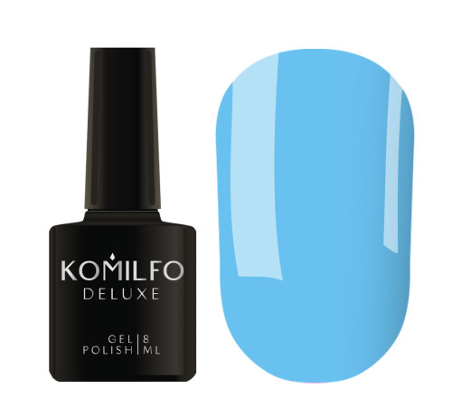 Гель-лак Komilfo Fashionista Collection №003, блакитний, 8 мл
