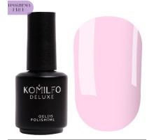 Гель-лак Komilfo French Collection №F001 HEMA/TPO free, лілово-рожевий емаль для френча, 15 мл