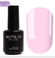 Гель-лак Komilfo French Collection №F001 HEMA/TPO free, лілово-рожевий емаль для френча, 15 мл
