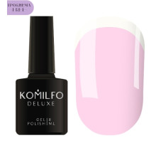 Гель-лак Komilfo French Collection №F001 HEMA/TPO free, лілово-рожевий емаль для френча, 8 мл