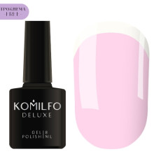 Гель-лак Komilfo French Collection №F001 HEMA/TPO free, лілово-рожевий емаль для френча, 8 мл
