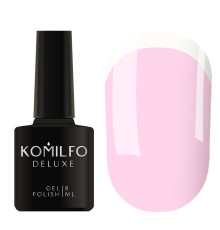 Гель-лак Komilfo French Collection №F001 лілово-рожевий емаль для френча, 8 мл