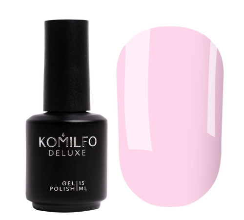 Гель-лак Komilfo French Collection №F001 лілово-рожевий емаль для френча, 15 мл
