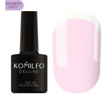 Gel polish Komilfo French Collection №F002 HEMA/TPO free, soft pink enamel for French, 8 ml